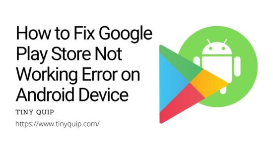 download play store is not working