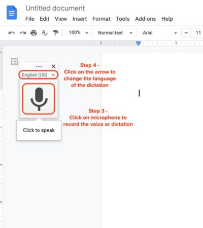 How to Record Online Classes by Voice Typing in Google Docs - Tiny Quip