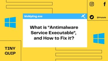 antimalware service executable windows 10